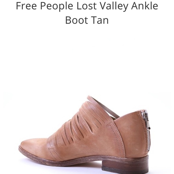 Free People "Lost Valley" Distressed Zipper Back Boots Size 39 - Picture 14 of 14